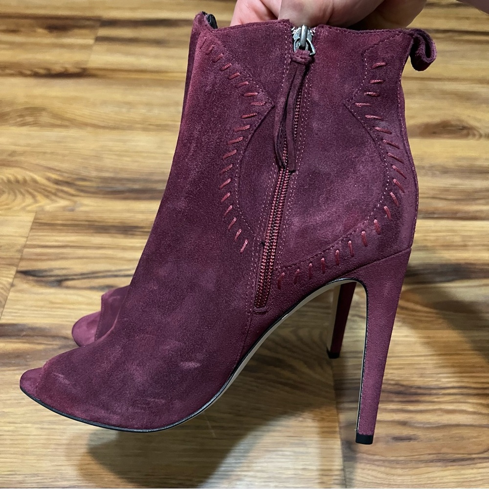 Rebecca Minkoff Women Red Ankle Boots US 9M - Picture 5 of 9